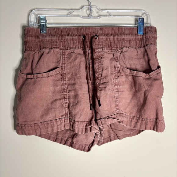 Athleta‎ Cabi Linen 4” Short women’s size 6 Hearth Rose - Picture 2 of 6